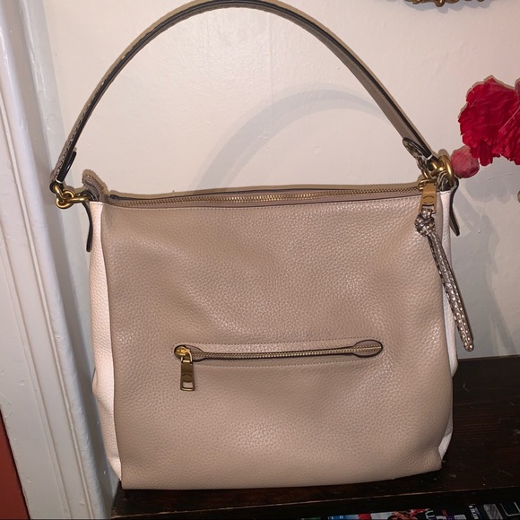 Coach Shay Shoulder Bag with Snakeskin Detail - Picture 3 of 8